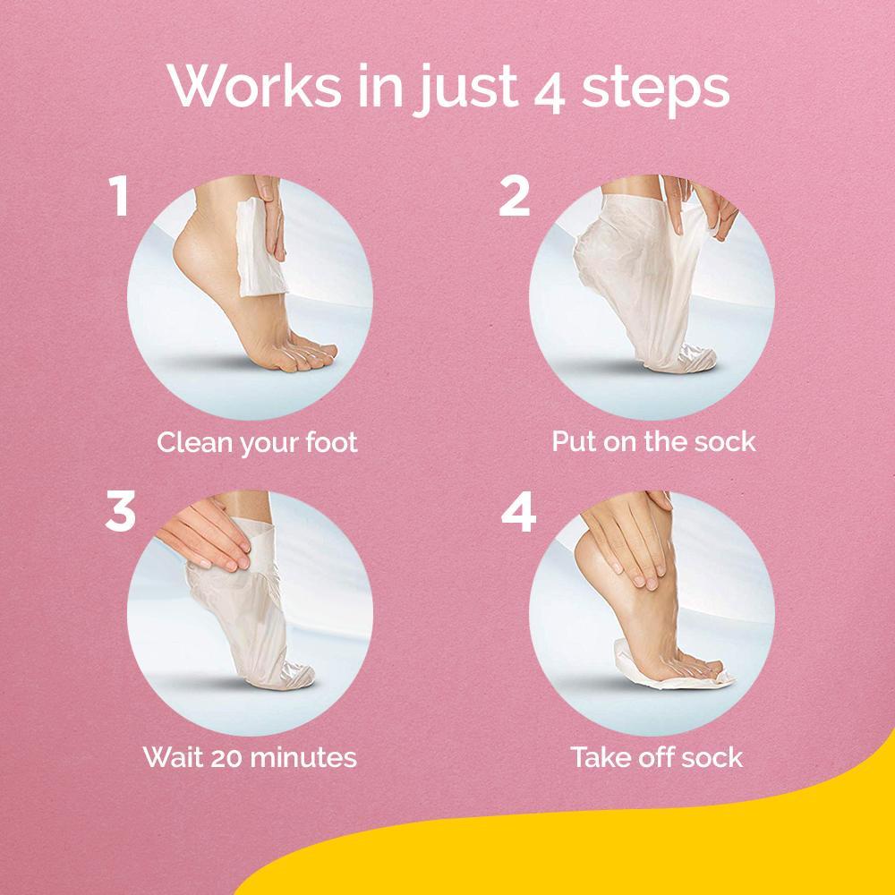 Dry Skin Foot Mask Fragrance & Colourants Free - Image 4