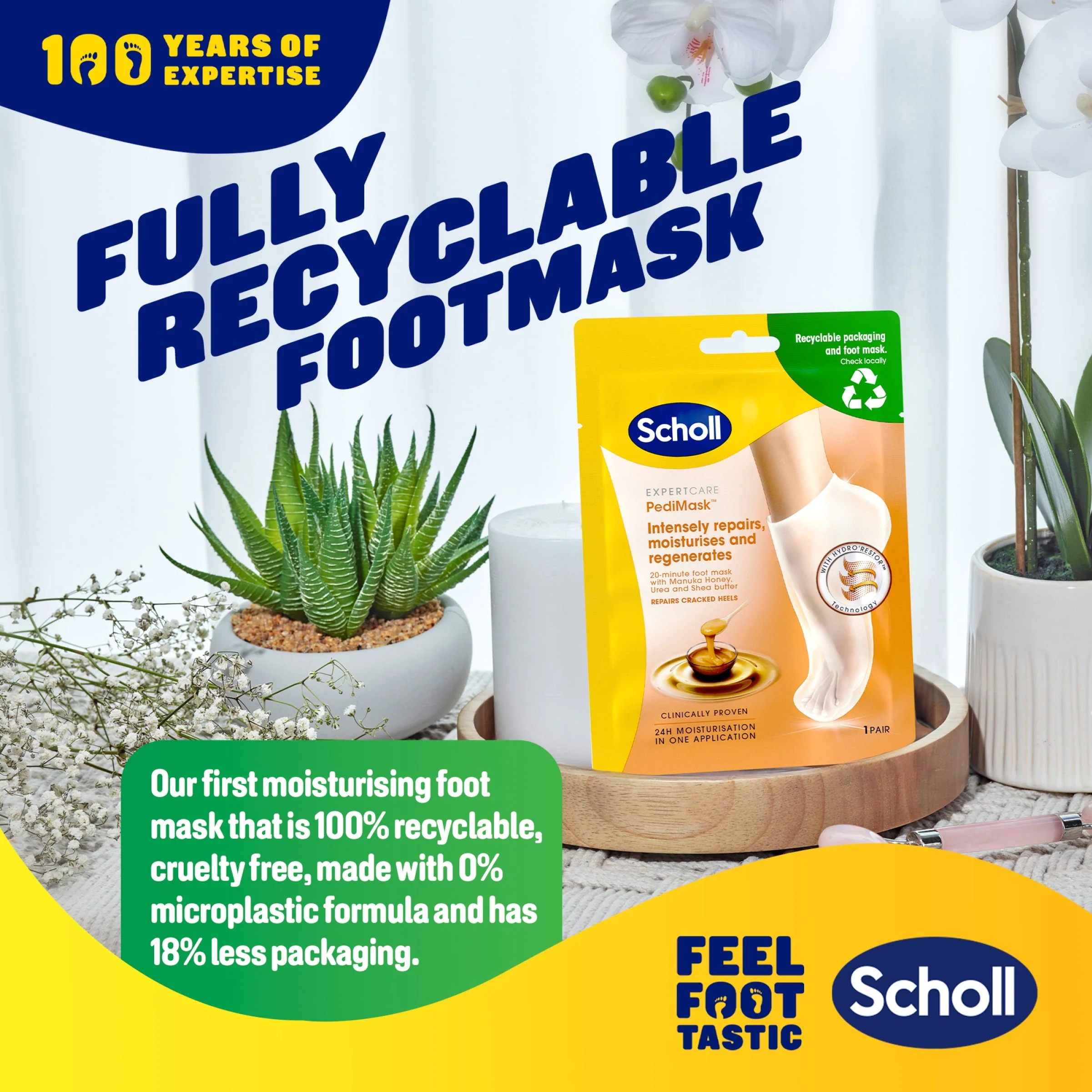 ExpertCare Foot Mask with Manuka Honey - Image 6