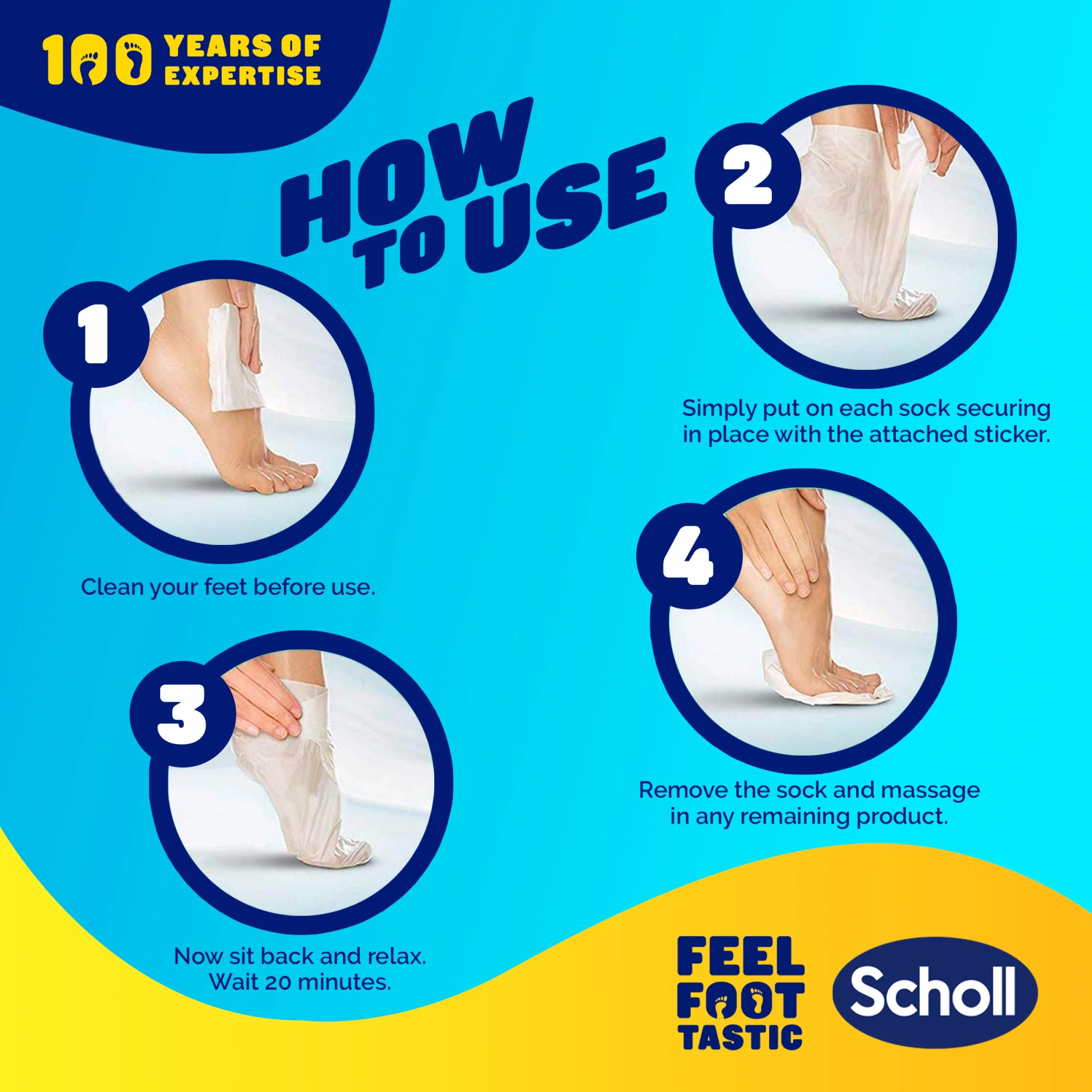 ExpertCare Foot Mask with Manuka Honey - Image 8