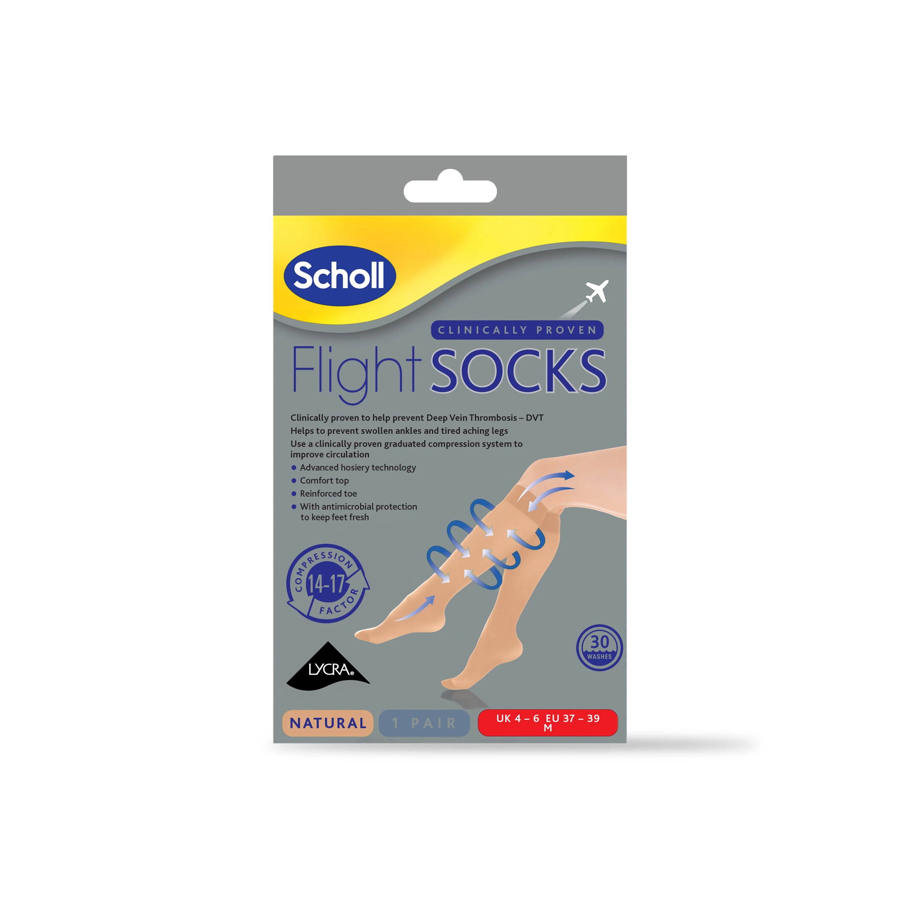 Flight Socks Cotton Feel: Sheer - Image 3