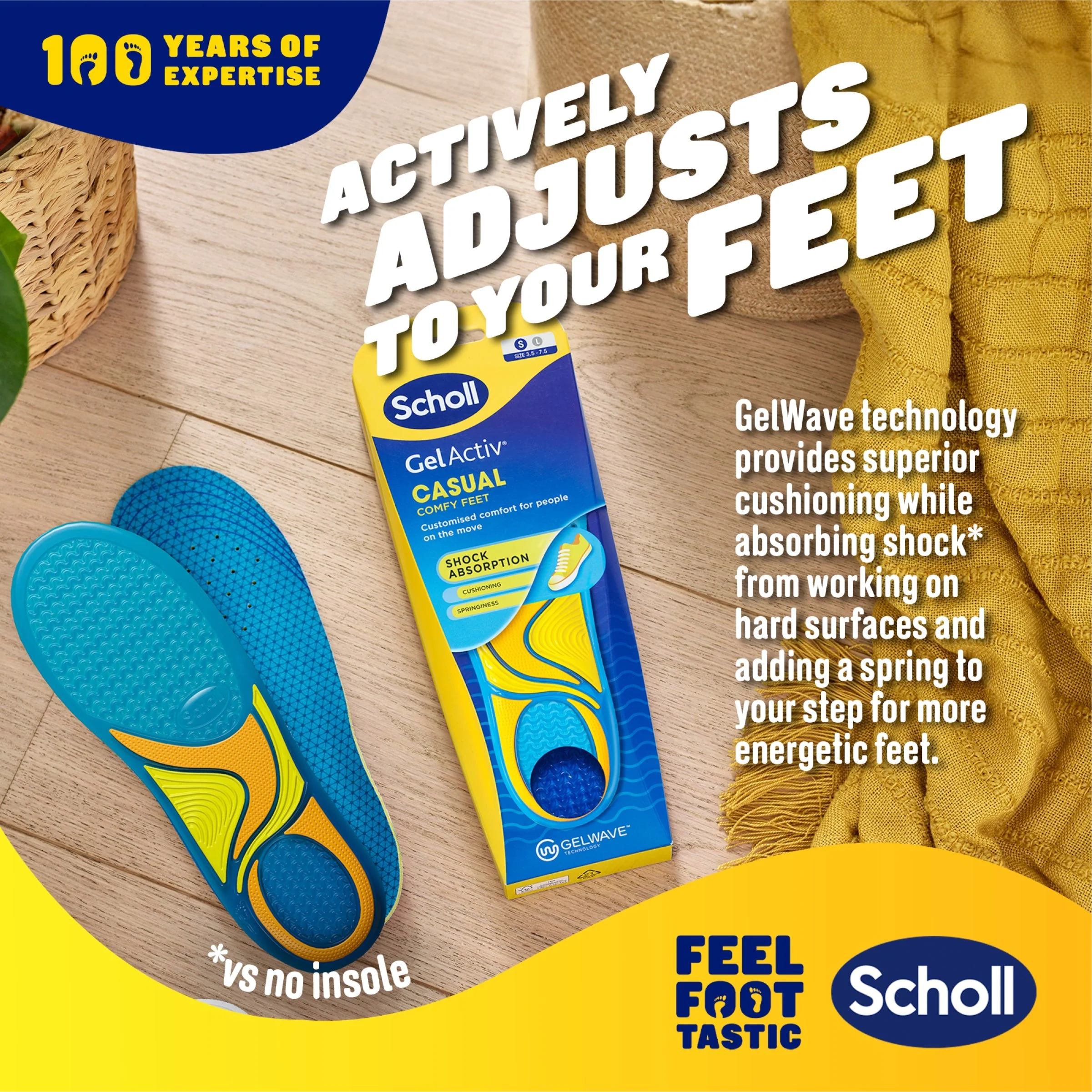 GelActiv™ Casual Insoles Small - Image 4