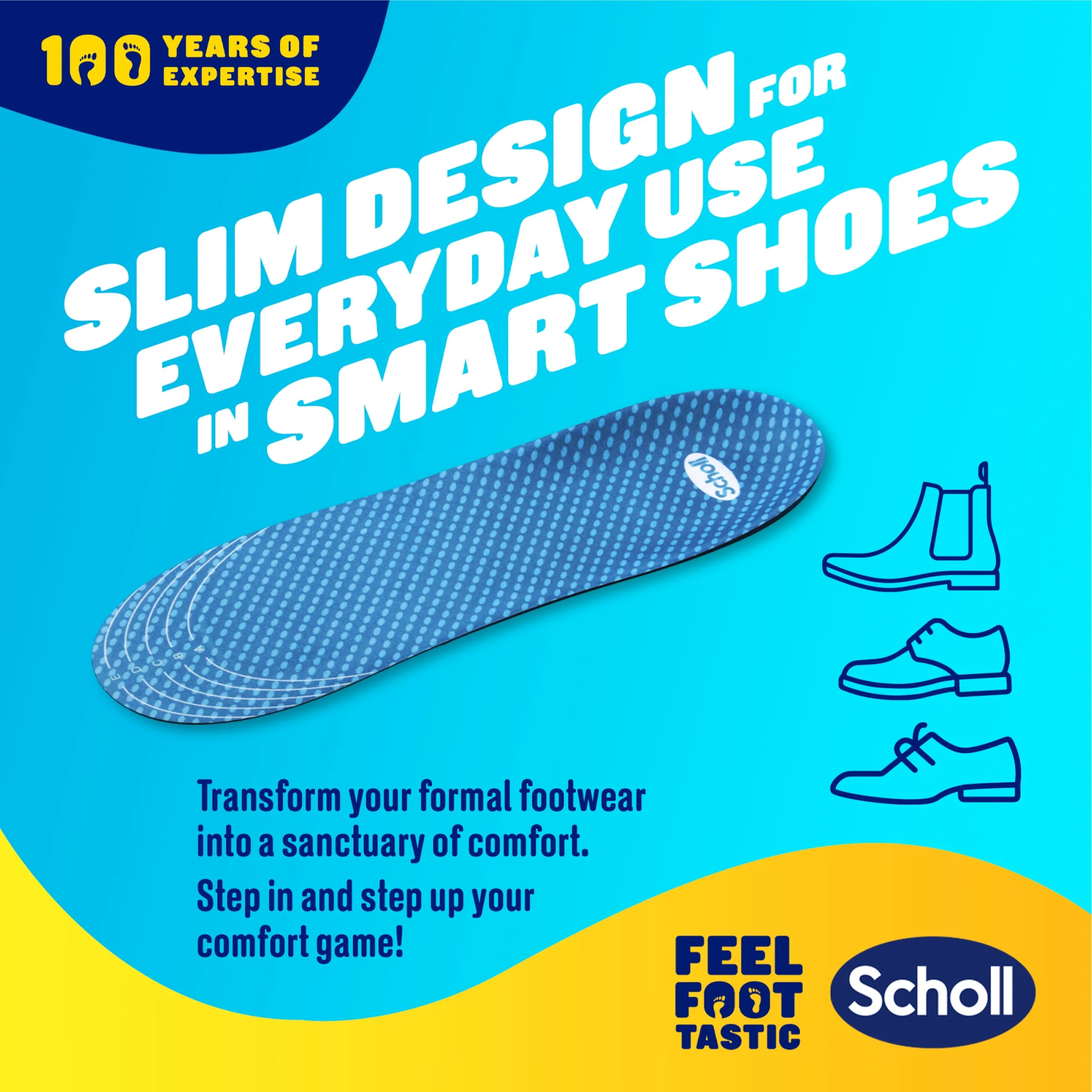 GelActiv™ Formal Insoles Large - Image 3