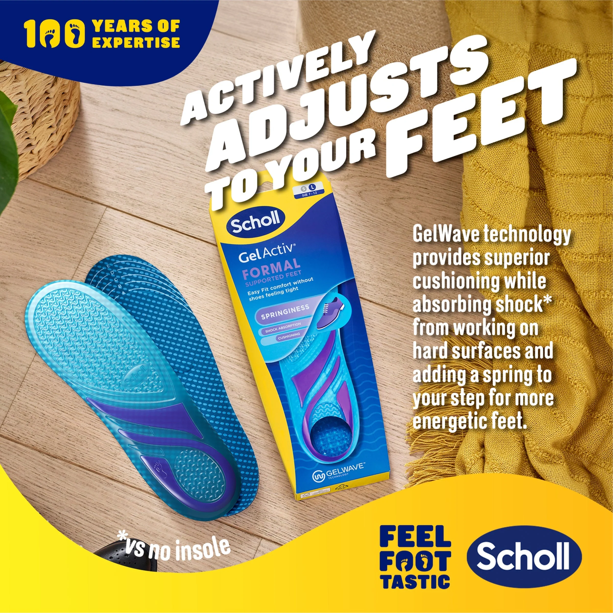 GelActiv™ Formal Insoles Large - Image 4
