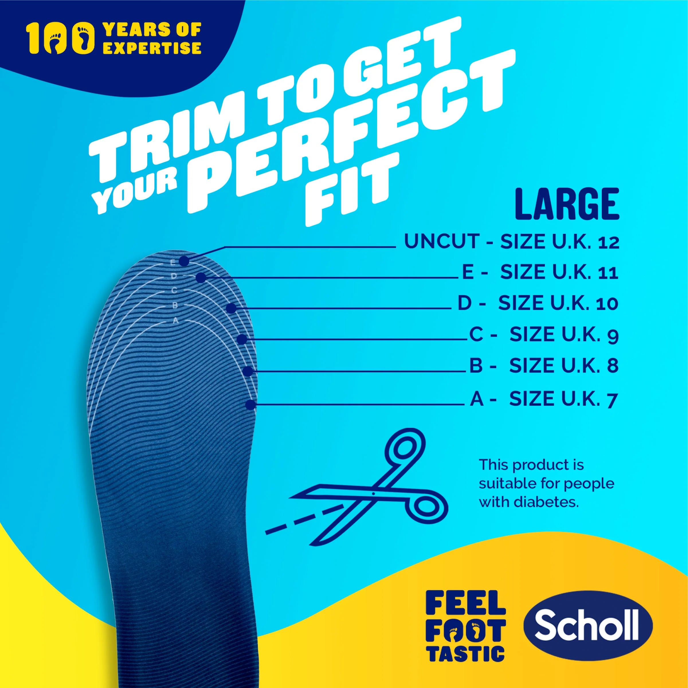 GelActiv™ Trainer Insoles Large - Image 7