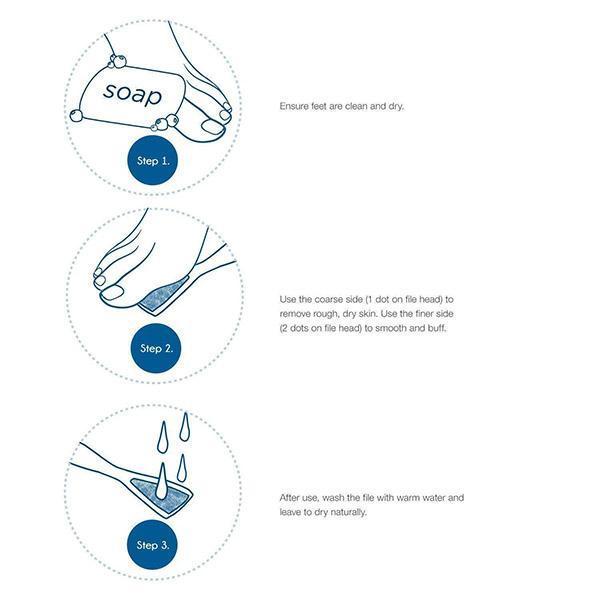 Dual Action Foot File & Hard Skin Remover - Image 3